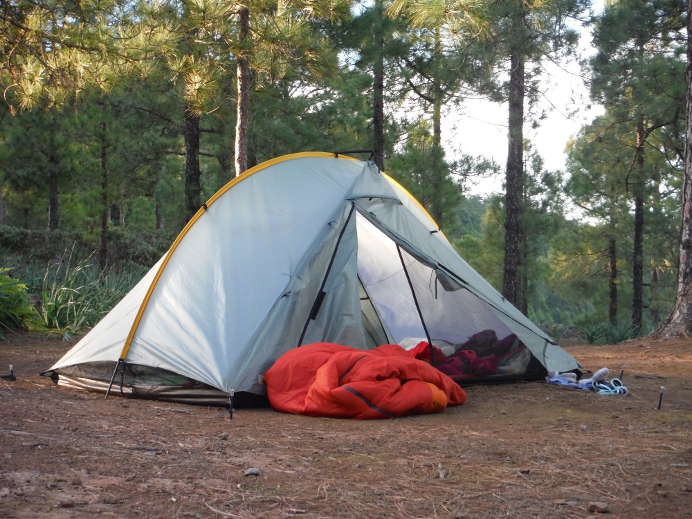 Rainbow Tarp Hiking tent and camping gear